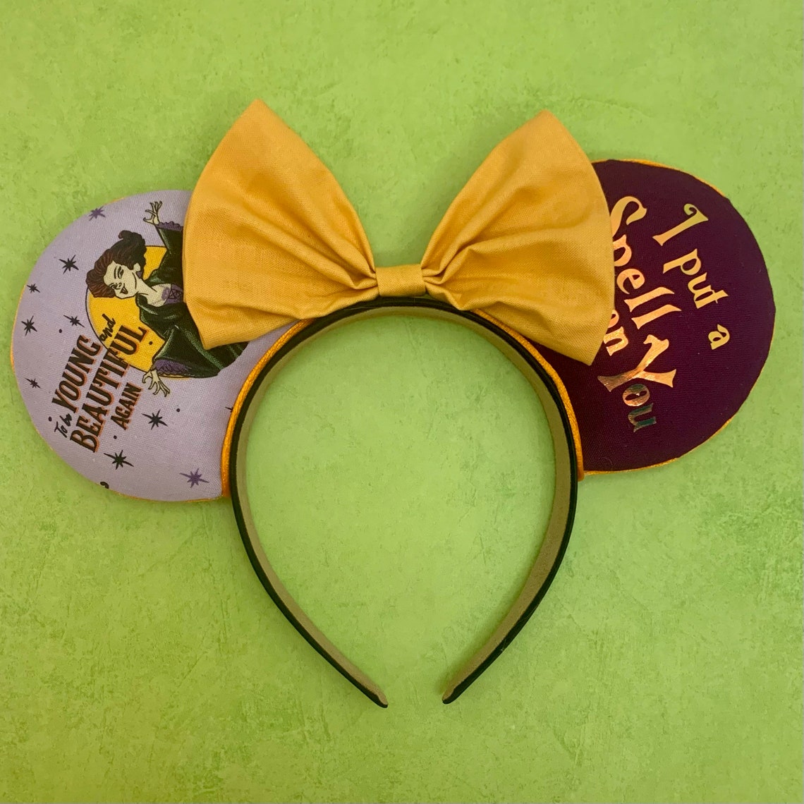 Hocus Pocus inspiró Disney Ears / Custom Mickey Ears/ Etsy