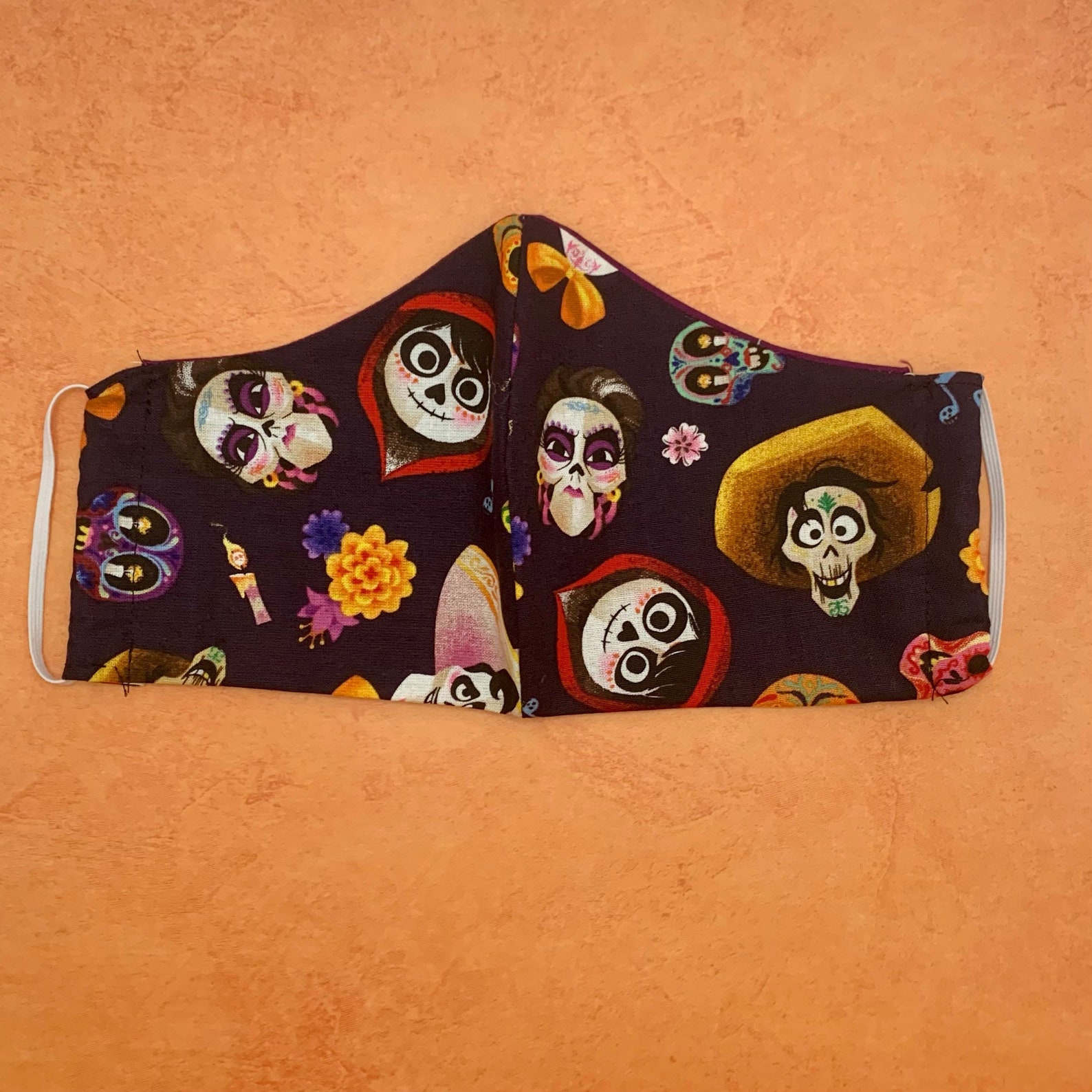 Coco Inspired Face Mask Disney Face Mask Custom Face Mask | Etsy