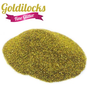 Goldilocks, Gold Holographic Fine Glitter, Solvent Resistant, Shimmer Glitter, Las Vegas Gold Glitter For tumblers nail art crafts