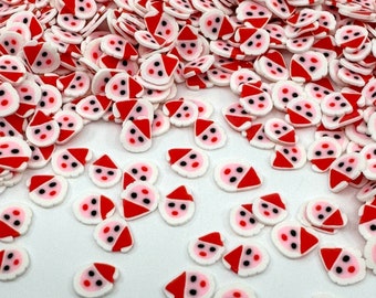 Santa Christmas Day Shape Glitter Solvent Resistant Glitter For tumblers Polyester nail art confetti slime jolly x-mas holiday decor