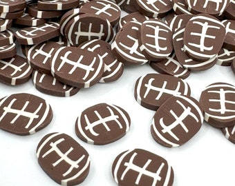 Football Clay Glitter Shapes Football Confetti Brown Footballs Football Season Glitter Shapes Sports Glitter Fall Season