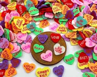Love Message Heart Shape Glitter, Solvent Resistant Valentines Day Glitter Polyester Glitter Nail art glitter Tumbler glitter Word on heart