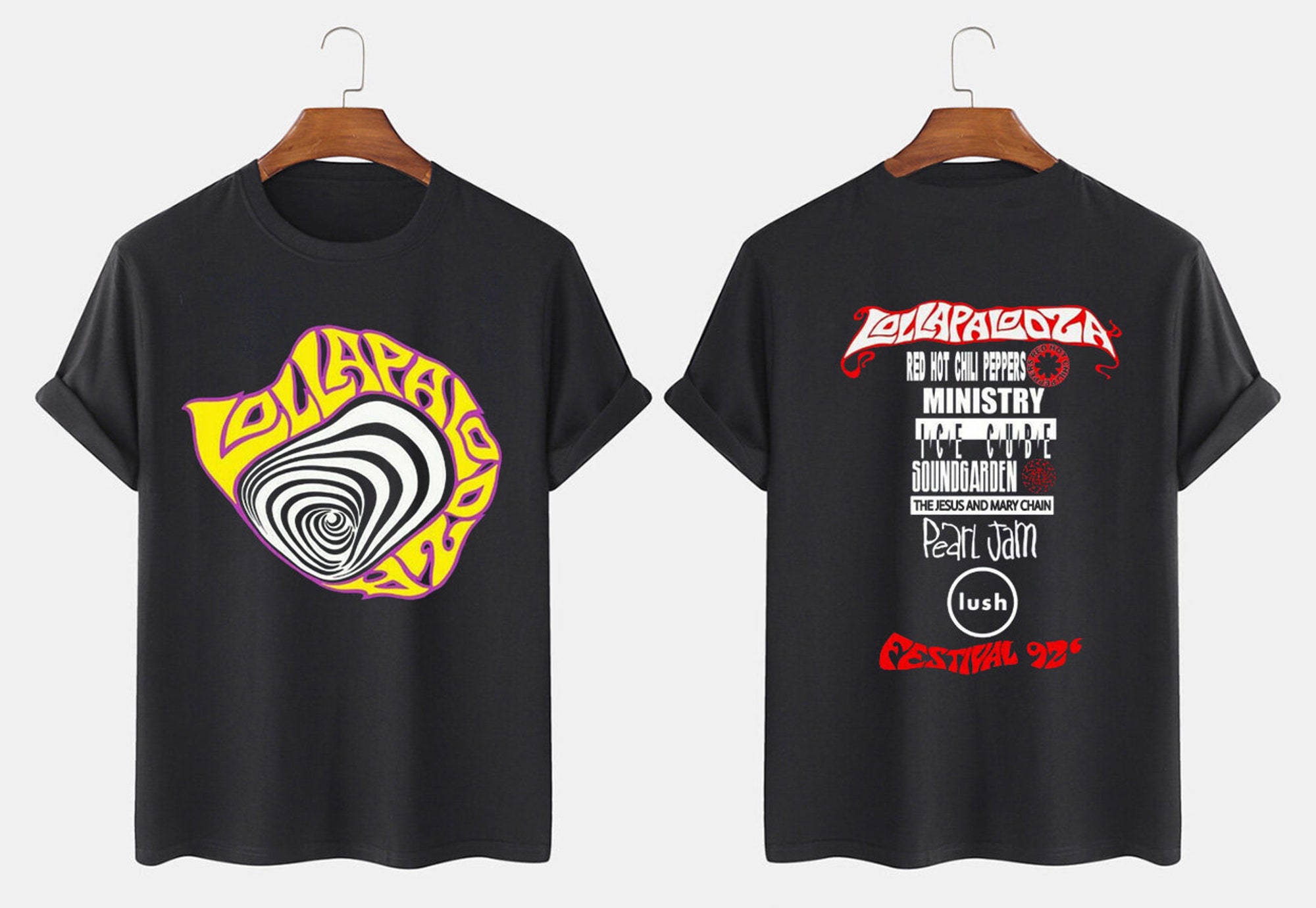 Lollapalooza 1992 Concert Tour Shirt