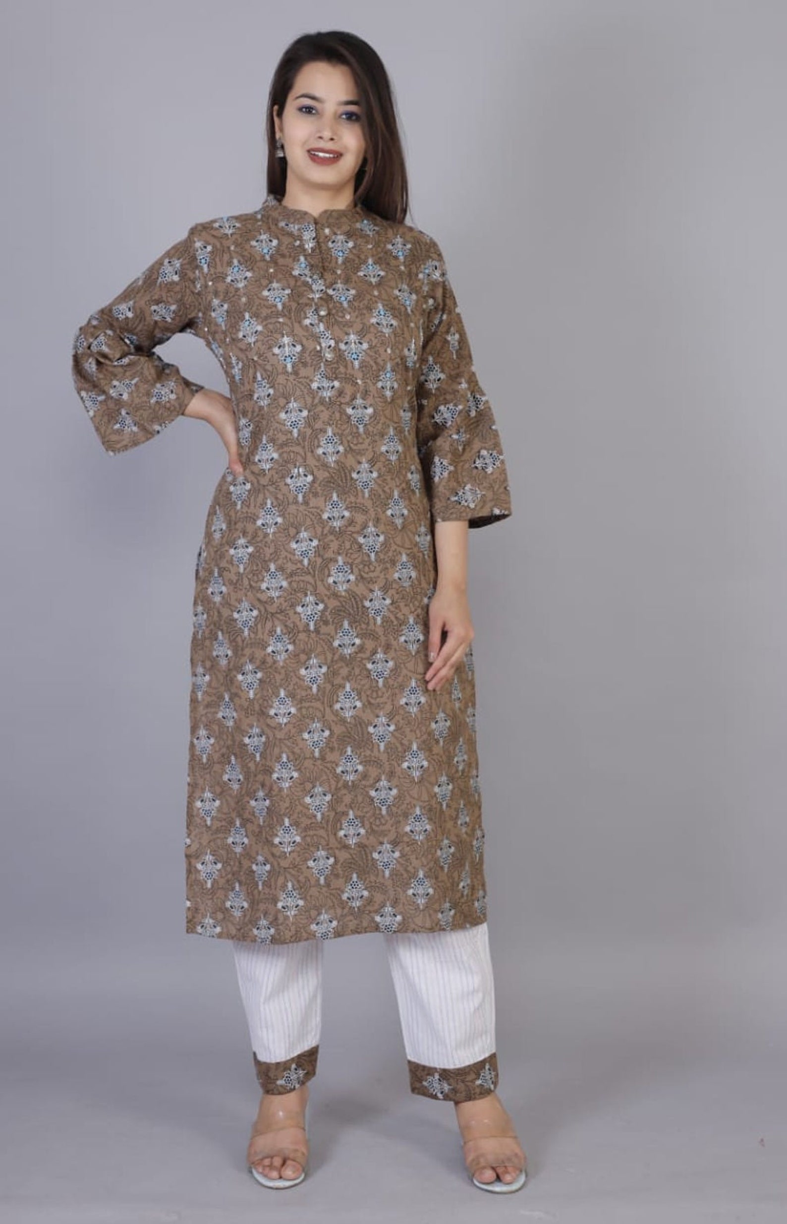 Designer Women Kurta Palazzo Set for Women and Girls Kurta Etsy