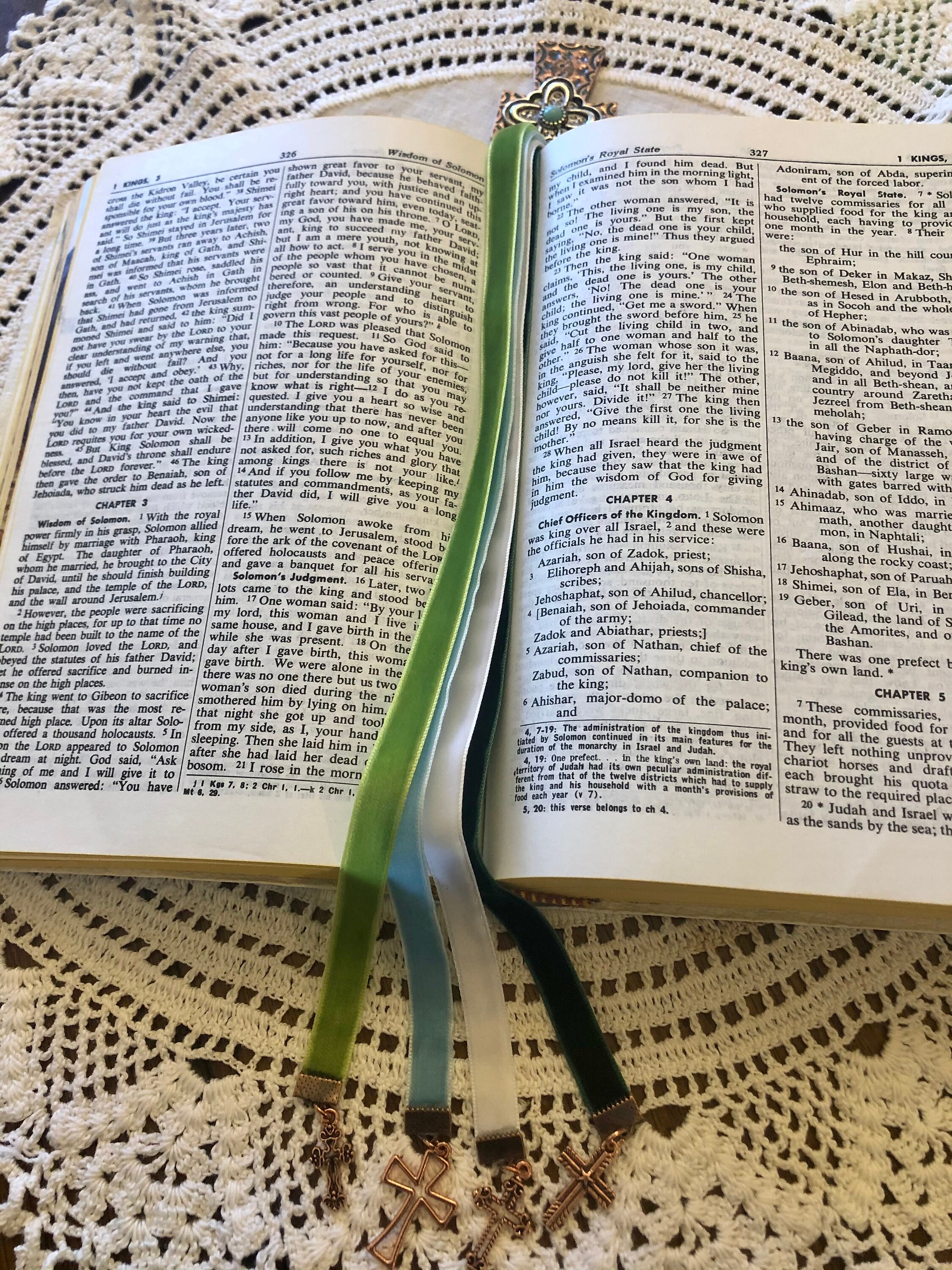 Bible Passage Bookmarks Four 12 long Velvet ribbons per set Etsy