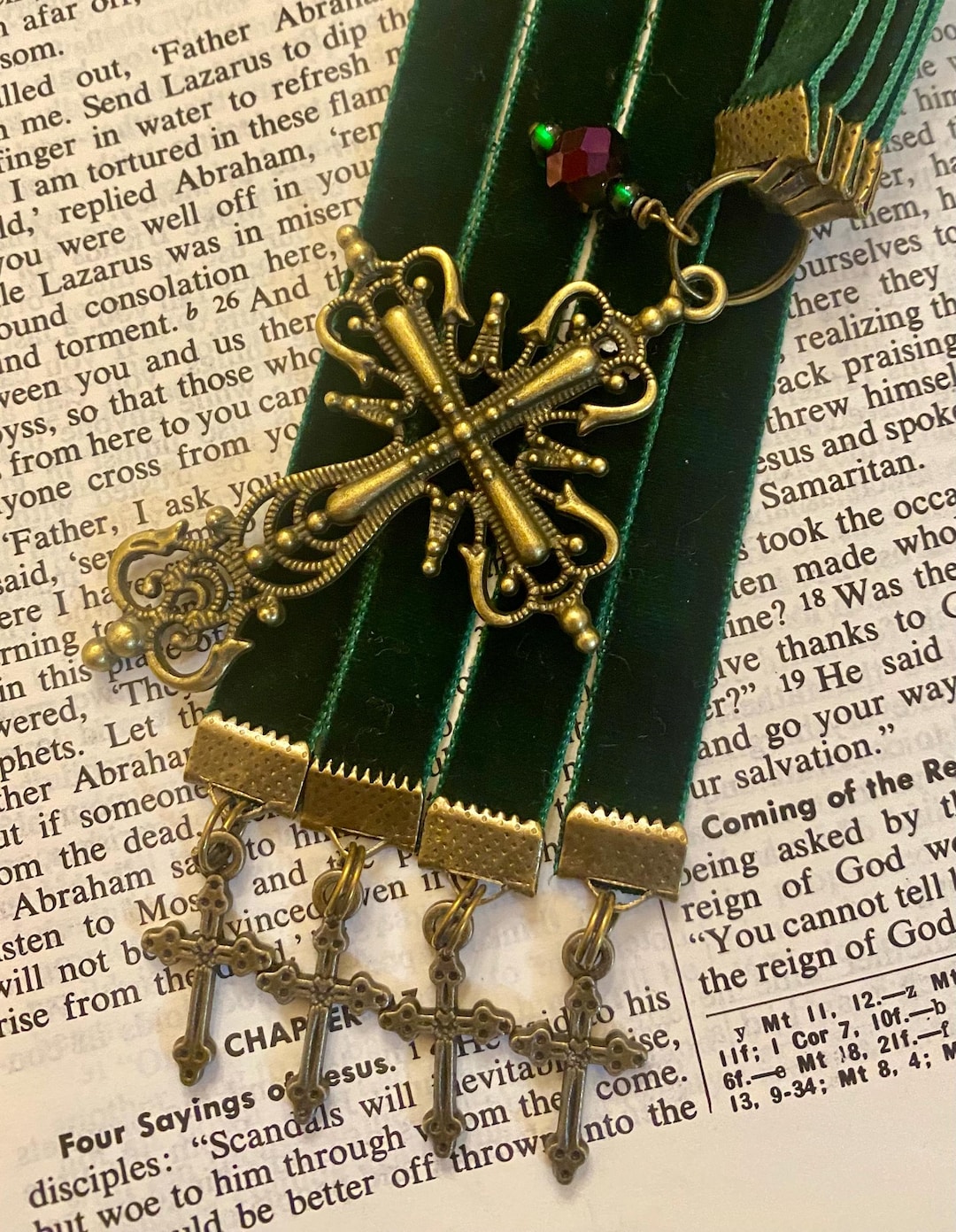Missal Marker, Bible Bookmark, Multi Strand Bookmark, Customized Bible ...