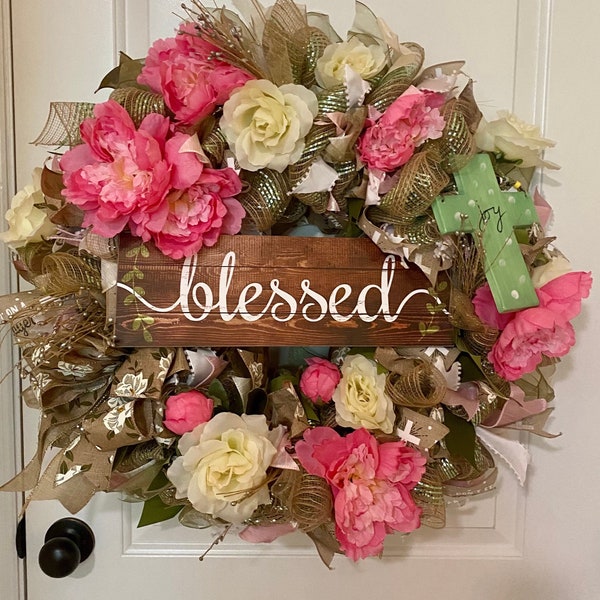 Christian Wreath Etsy