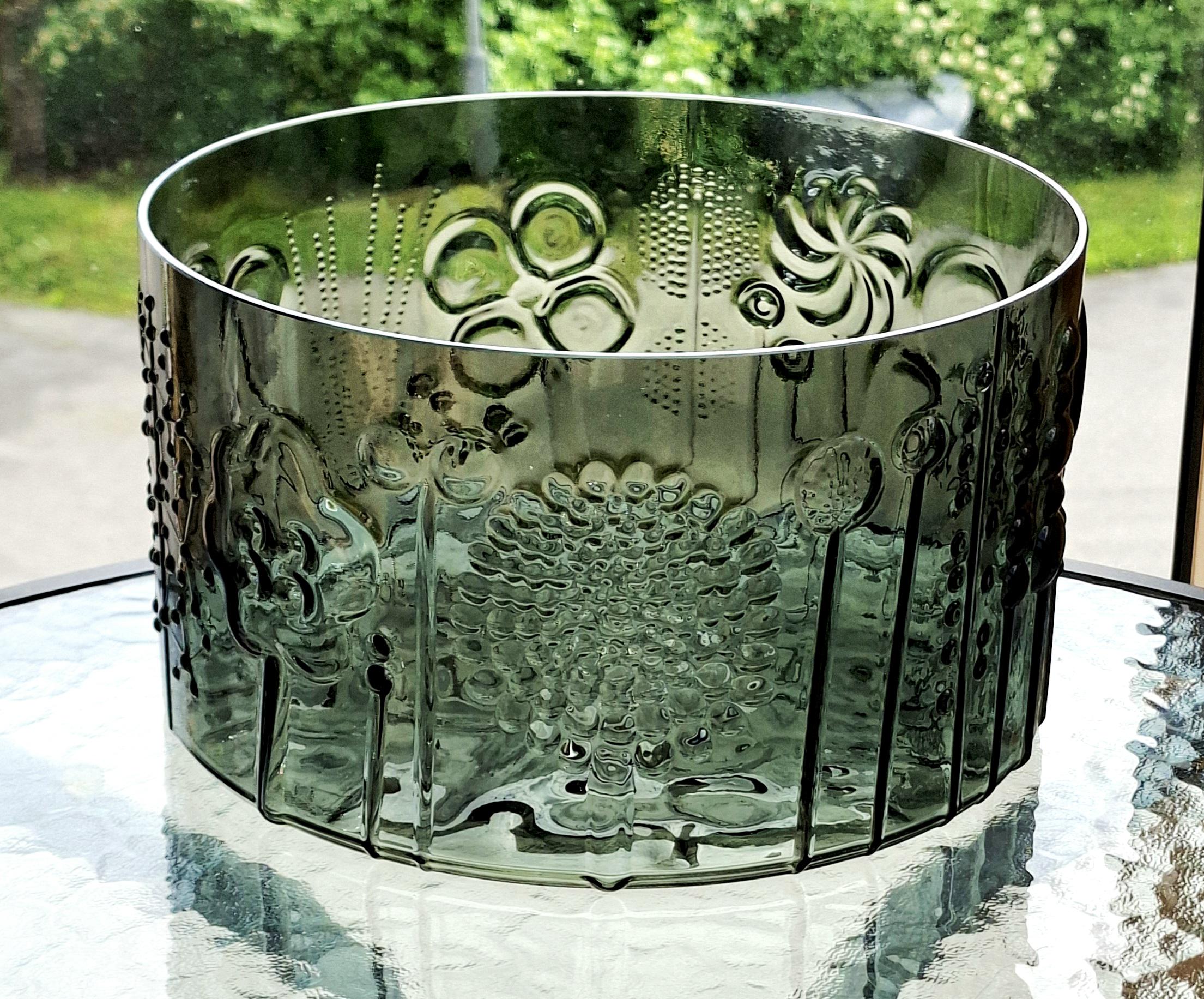 イッタラ　フローラ　ガラスプレート　 Iittala Flora Large Bowl - Etsy