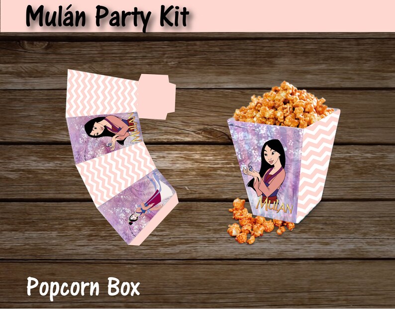 Mulan Party Kit Printable Personalized Mulan Birthday Party - Etsy