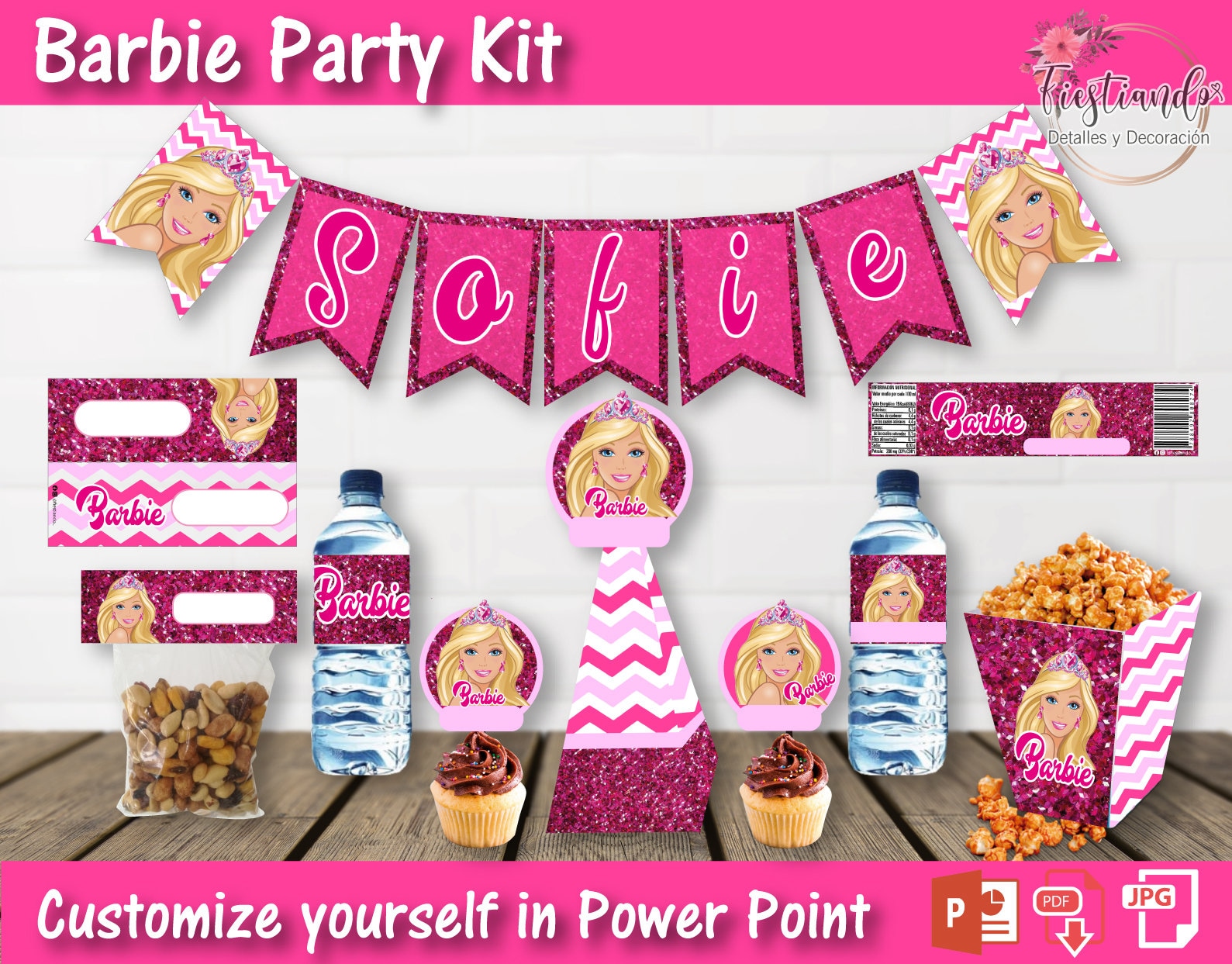 Kit festa Barbie - Accessori per feste - Comogiochi - Giocattoli