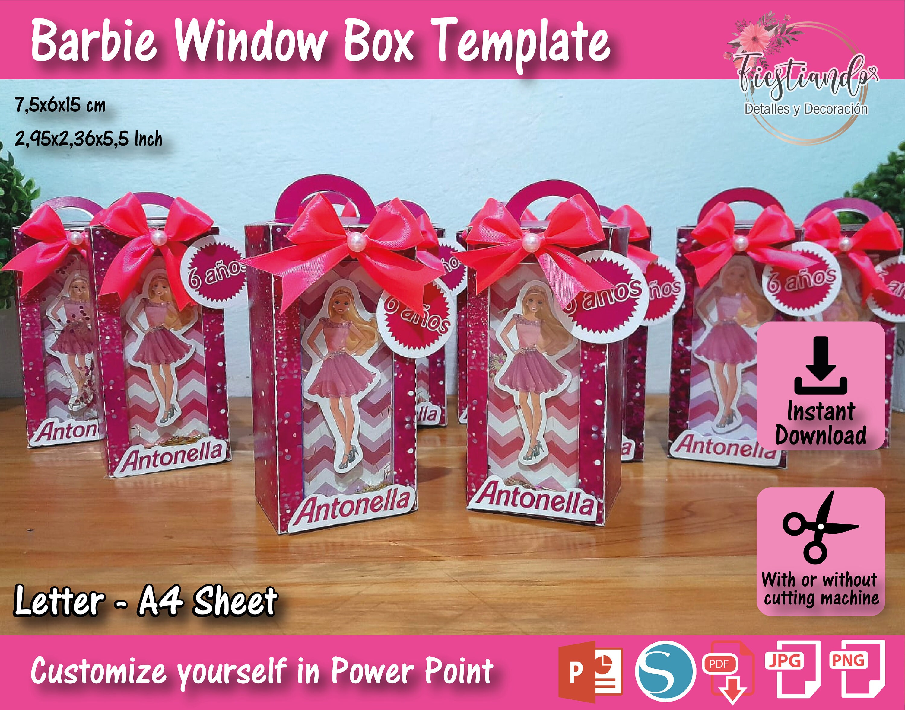 Barbie Box Template