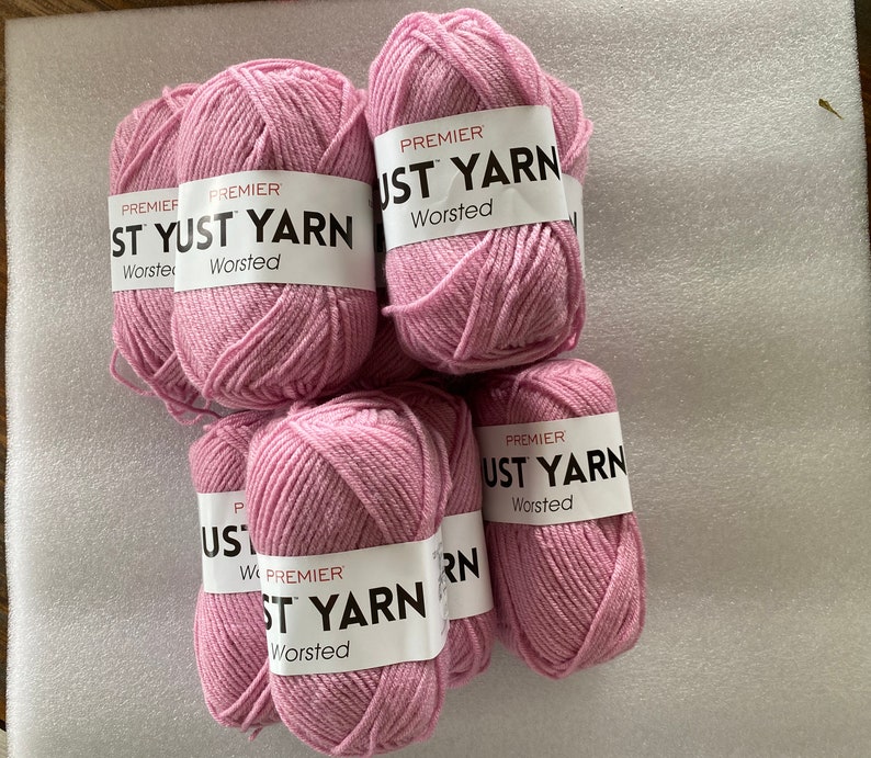 Acrylic yarn made in Turkey really soft to the touch. Pastel Etsy
