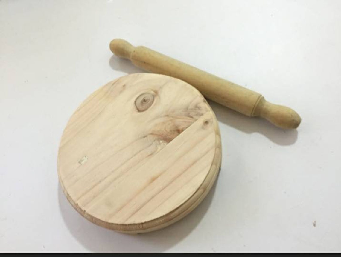Roti Maker Wooden Roti Maker Rolling Pin Board Roti Maker Etsy