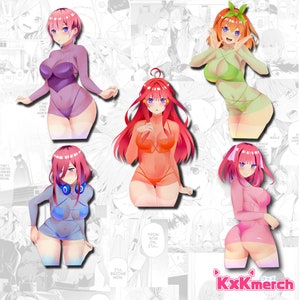 The Quintessential Quintuplets Die Cut Weatherproof/Waterproof Sticker Anime Decal