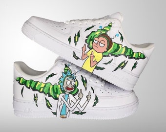 rick and morty air force 1s