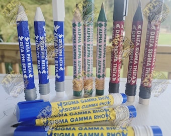 Sorority Themed Pencil Pens, Ballpoint Pen, Sisterhood Sorority Gift,AKA Sorority,Delta Sigma,Sigma Gamma Rho,SGRHO Sorority Gift,AKA gifts