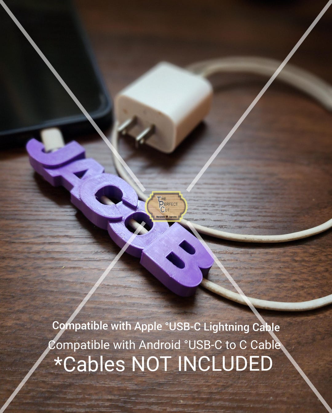 Personalized Charger Name Tag|personalized Cable Label|iphone ...
