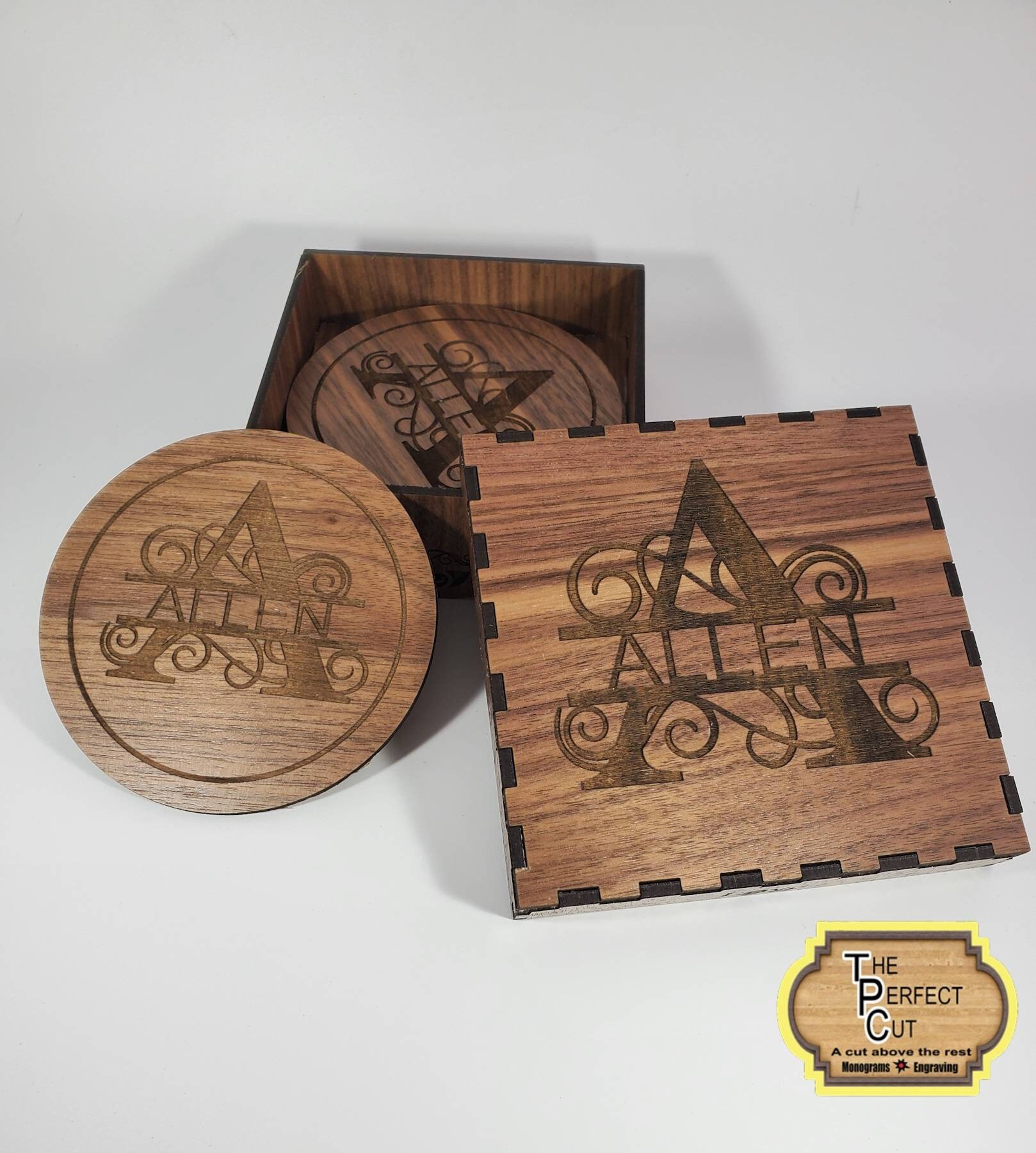 Personalized Coasters Custom Coaster Set Custom Set Holder Etsy UK