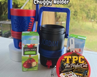 Kids Personalized Spidee Chuggy Holder, Personalized Kids Juice Holder, Drink Holder For Kids, Non Functional Sprout,Kids Superhero Holder