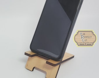 Personalized phone stand,engraved phone stand, wood phone stand, initial phone stand, wedding gift, bridal gift, hers gift, his gift