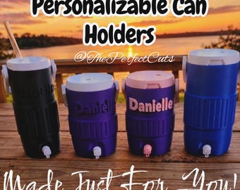 Personalized Can Cooler,Non Functional Decorative Can Holder,Personalizable Beverage Holder,Decorative Drink Holder For Can Drinks,Koozie