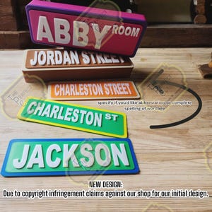 Personalized Name Street Sign|Custom Name Sign|Birthday Party Decor|Sesame Street Signs|Customizable Street Sign|Kids Decor|Kids Name Sign