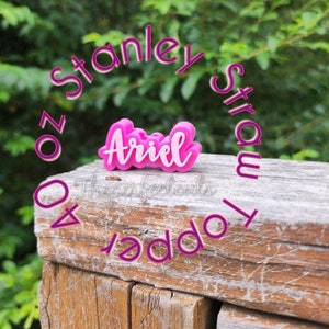 Straw Topper|Tumbler 40 oz Straw Topper| Personalized Straw Topper|Straw Topper for H2.O Quencher|Stanley Straw Accessories|Straw Covers