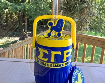 SGRHO can Holder,Sorority Can Coozie,Can Holder, Koozie Holder,Beverage Holder,Decorative Non Functional accessory For 12oz Can Drinks