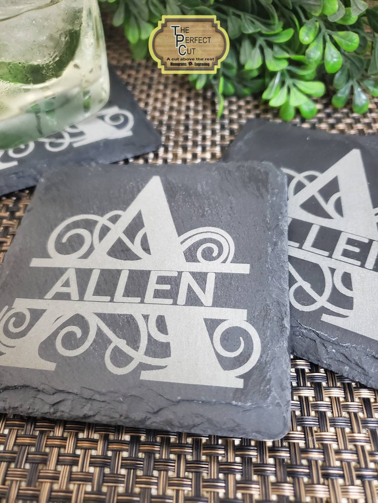 Personalized Slate Coasters Engraved Slate Coasters - Etsy UK