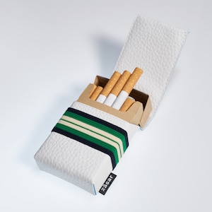 Portasigari "TENNIS", 100% made in Austria, scatola sigarette standard, king size 19-20-21 pezzi