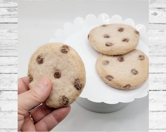Needle Felted Cookie: Tiered Tray Decor, Kitchen Ornament