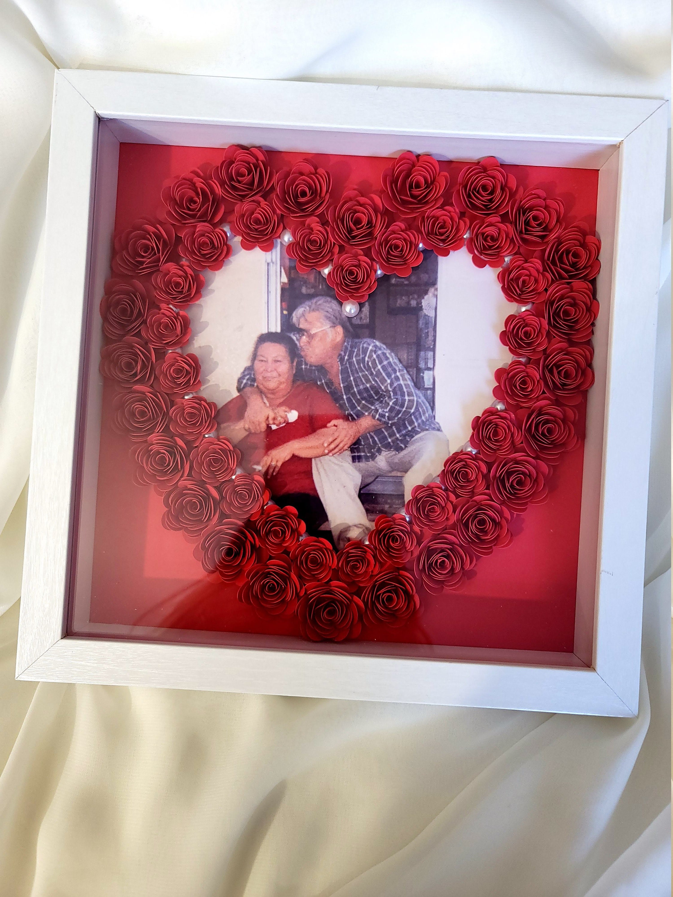 Custom made shadow box Keepsake Shadow box with picture Etsy