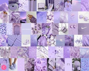 Boujee Purple Aesthetic Wall Collage Kit digital Download | Etsy