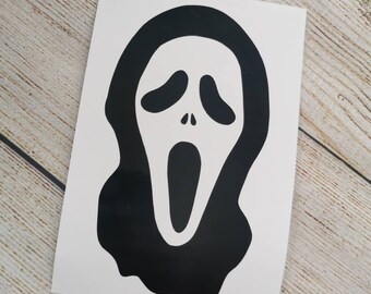Scream Mask Decal - Etsy