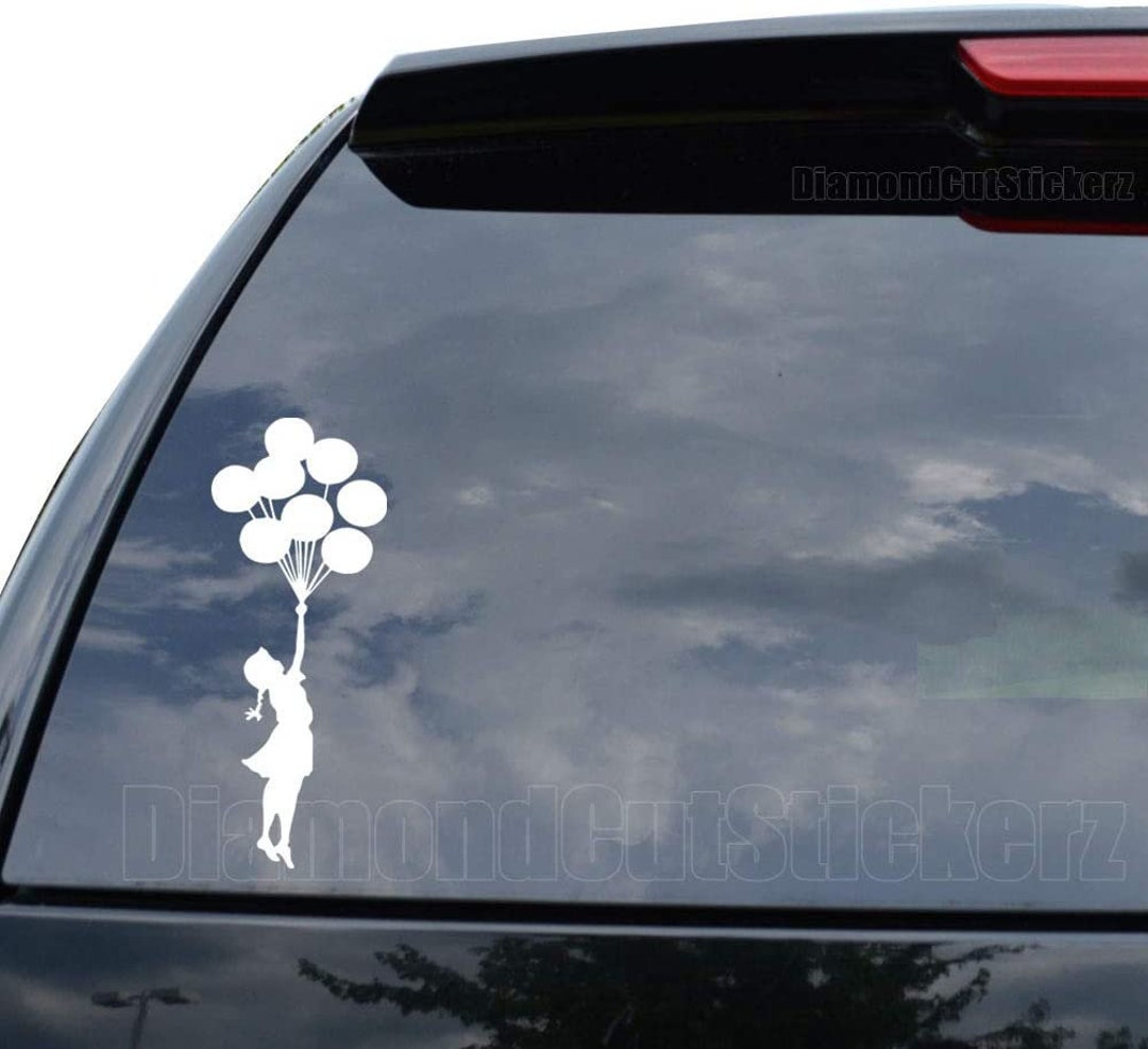 thumbnail image 2 of Banksy Style Girl With Balloons Graffiti Vinyl Wall Art Decal Sticker - LootLair 2 of 5