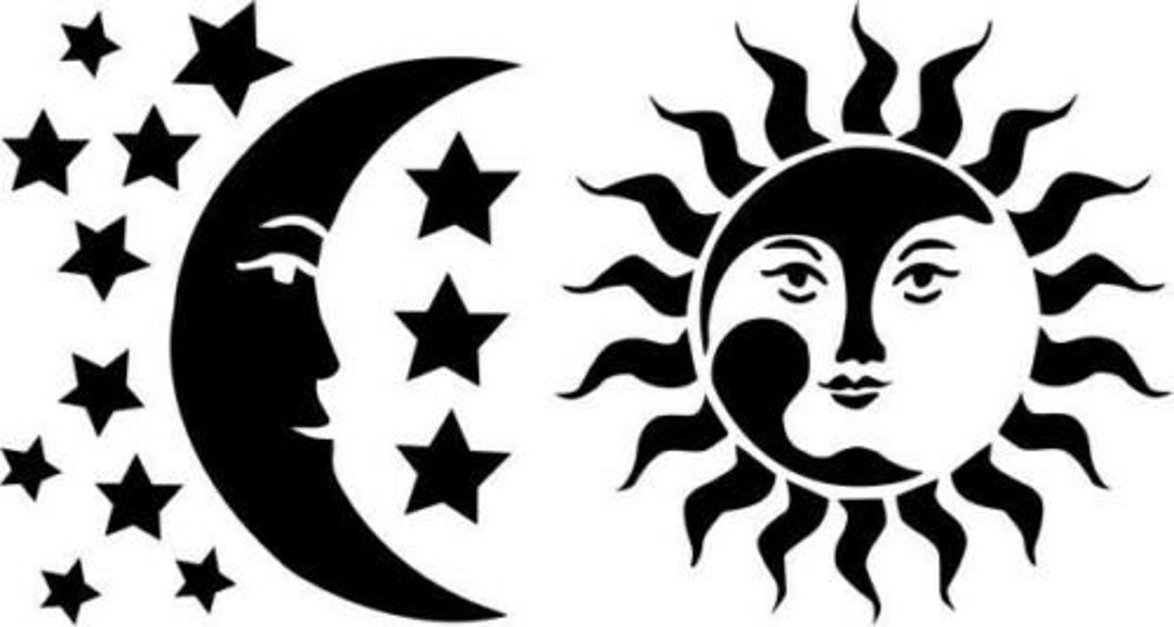Sun Moon Stars Heaven Car Window Vinyl Decal Sticker - Etsy