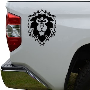 WOW Alliance Gaming Die Cut Vinyl Decal Sticker For Car Truck Motorcycle Window Bumper Wall Decor