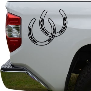 Horseshoes Horse Farrier Die Cut Vinyl Decal Sticker For Car Truck Motorcycle Window Bumper Wall Decor