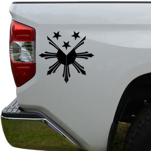 Filipino Sun Stars Flag Philippines Die Cut Vinyl Decal Sticker for Car Truck Motorcycle Window Bumper Wall Decor
