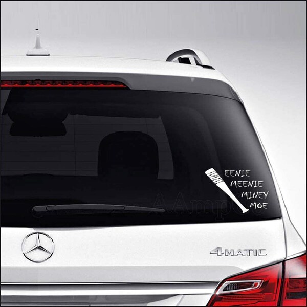 Walking Dead Car Decal Etsy