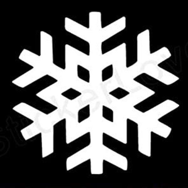 Snowflake Decal Etsy