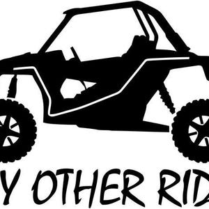 auto_my_other_ride_utv Die Cut Vinyl Decal Sticker For Car Truck Motorcycle Window Bumper Wall Decor