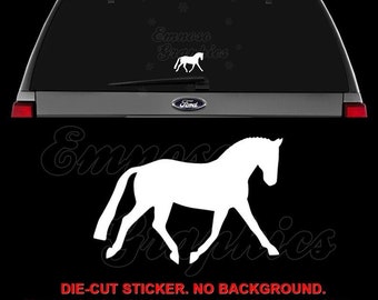 Horse Riding Rider Dressage Equestrian Decal Sticker For Car, Truck, Motorcycle, Windows, Bumper, Laptop, Helmet, Home Office Decor