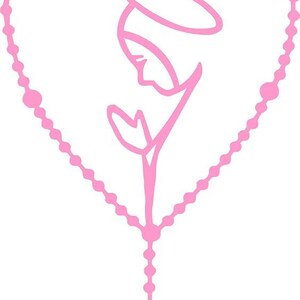 Symbolic_Catholic_Rosary_Saint_Mary_Fatima Die Cut Vinyl Decal Sticker for Car Truck Motorcycle Window Bumper Wall Decor
