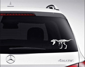 T-Rex Dinosaur Tyrannosaurus Rex Skeleton Fossil Car Truck Motorcycle Windows Bumper Wall Decor Vinyl Decal Sticker