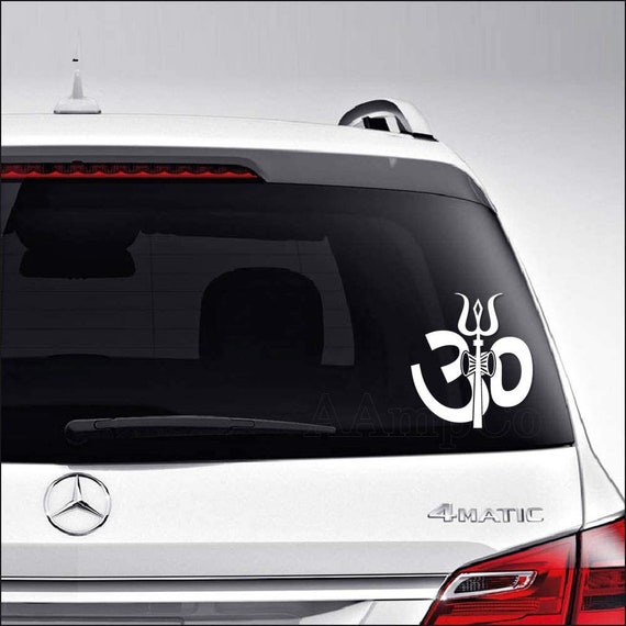 OM OHM Yoga signlogo Vinyl Decal Window Sticker for Laptop, Ipad, Window, Wall