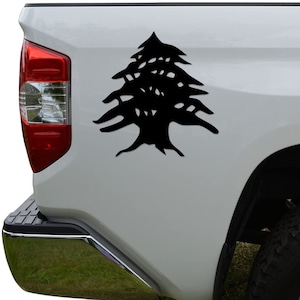 Lebanese Lebanon Cedar Tree Die Cut Vinyl Decal Sticker For Car Truck Motorcycle Window Bumper Wall Decor