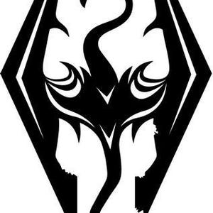 gaming_skyrim_dragons Die Cut Vinyl Decal Sticker For Car Truck Motorcycle Window Bumper Wall Decor