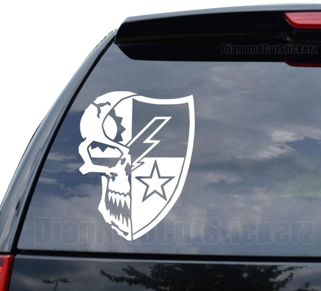 Death Skull 75th Ranger Regiment Decal Sticker Car Truck Motorcycle ...