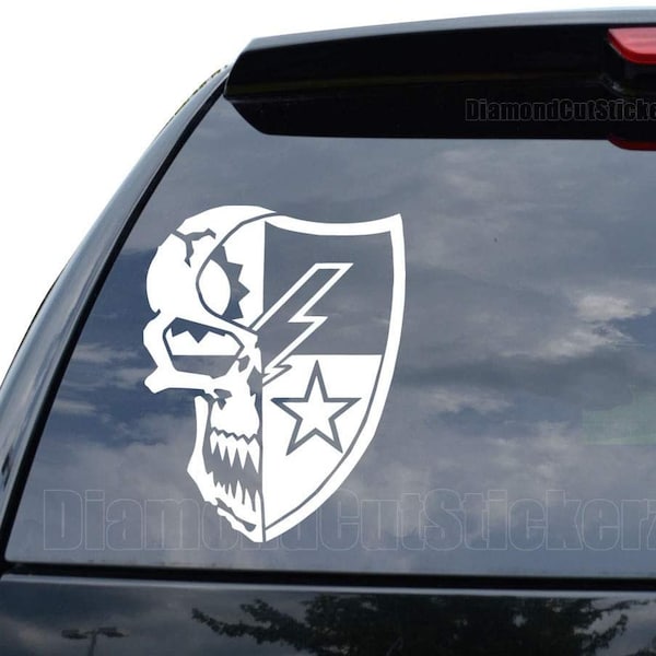 Death Skull 75th Ranger Regiment Decal Sticker Car Truck Motorcycle Window Ipad Laptop Wall Decor